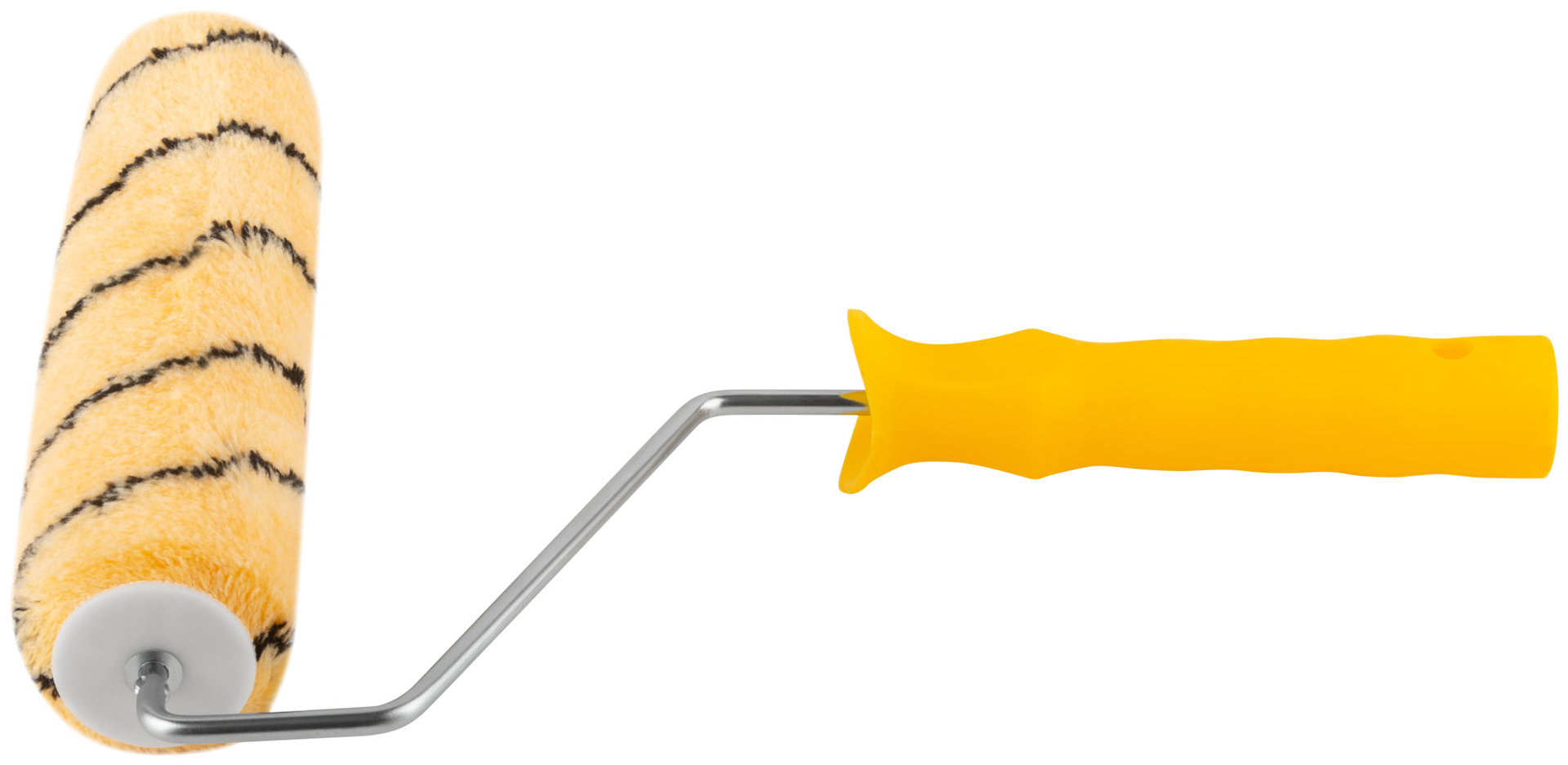 Валик полиакриловый, бежевый с черной полоской, диам. 40/61 мм; ворс 10,4 мм, 230 мм (01854)