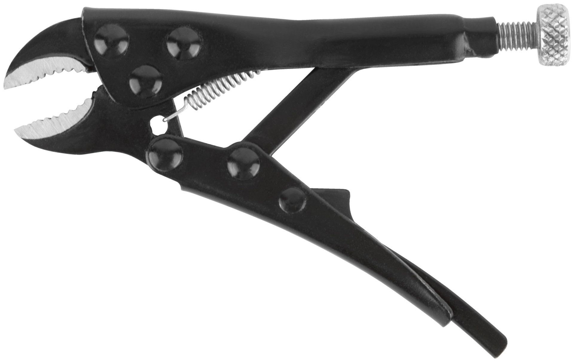 Зажим ручной с фиксатором тип WR черненый 100 мм (52710)