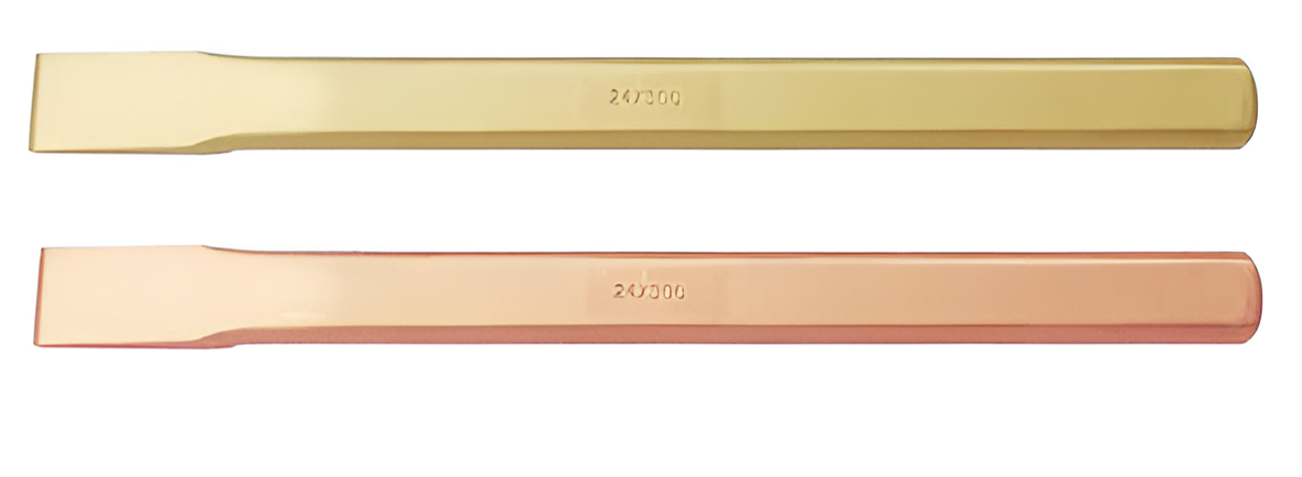 Зубило плоское 150х22 искробезопасный сплав ALCu 225C-1002, HORTZ