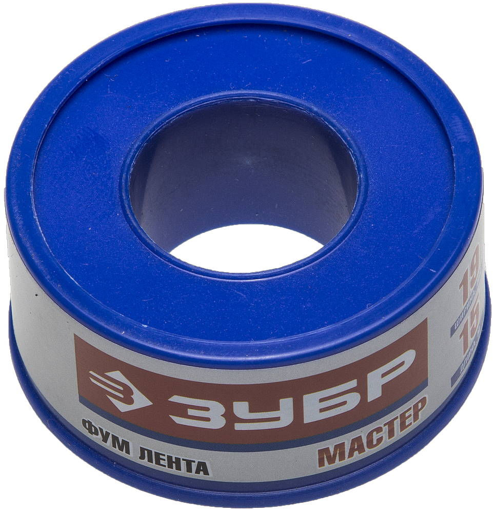 ФУМ лента 0.1 мм?19 мм?15 м 0.25 г/см? ЗУБР 12373-19-025