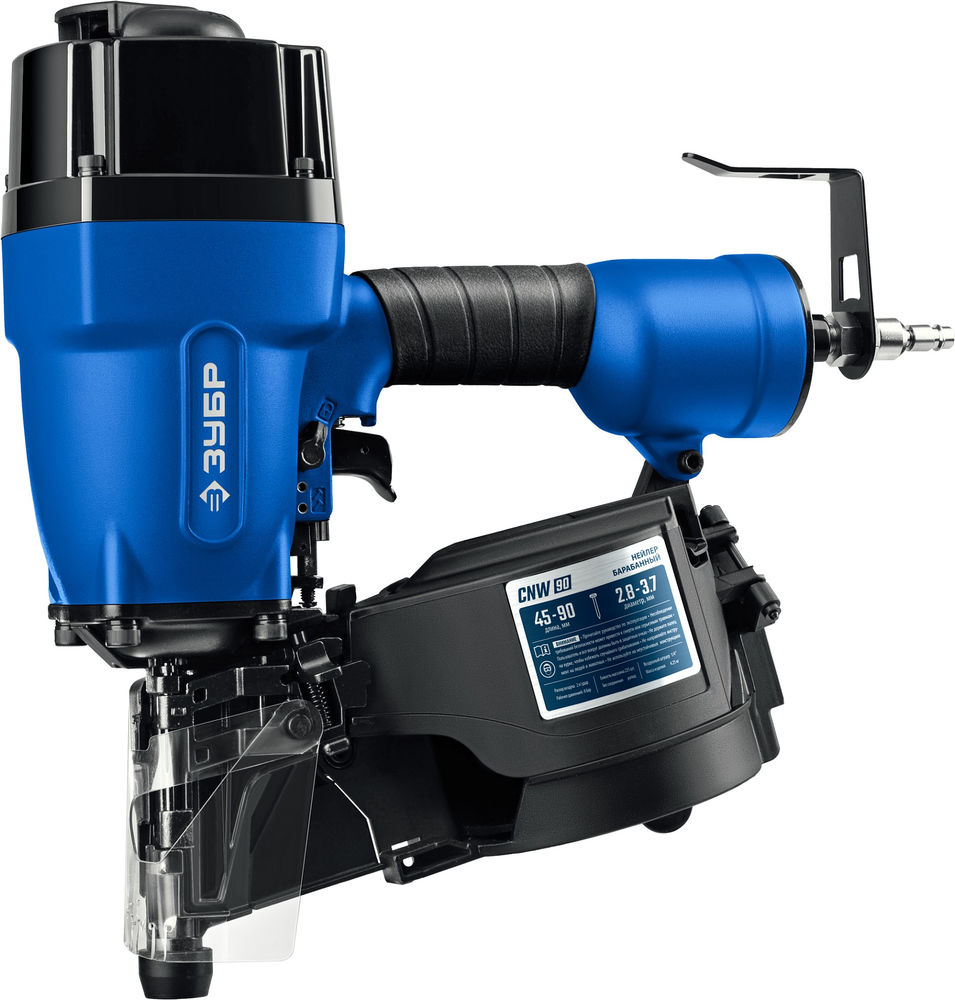 Нейлер пневматический CNW-90 для барабанных гвоздей ЗУБР CNW (45-90 мм) ЗУБР Профессионал 31914