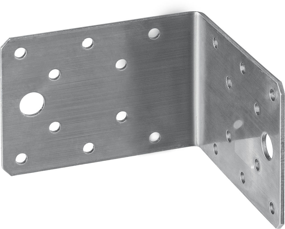 Крепежный уголок нержавеющий НКУ-2.0, 65 x 90 x 90 x 2 мм ЗУБР Профессионал 310526-65