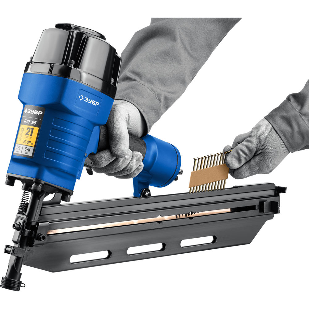 Гвозди реечные рифленые оцинкованные SN21 90 x 3.1 мм, 2010 шт ЗУБР 305396-90