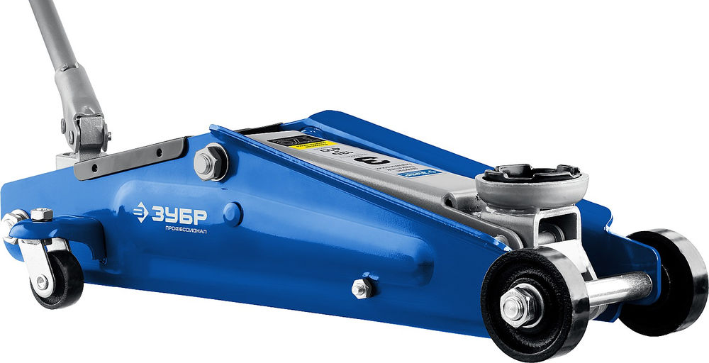 Подкатной домкрат с поворотной ручкой 3 т 130 - 410 мм Профессионал ЗУБР Т-70 43052-3