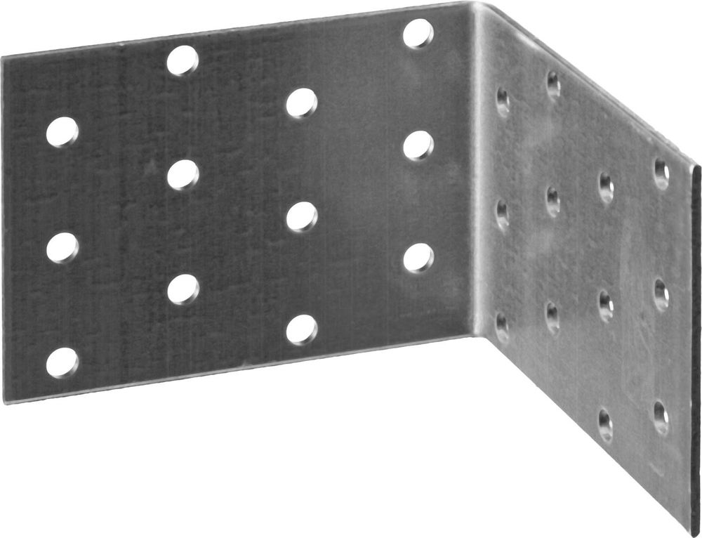 Крепежный уголок равносторонний УКР-2.0 60 x 80 x 80 x 2 мм, цинк ЗУБР 310206-060-080