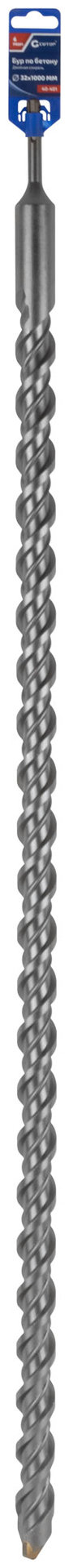 Бур по бетону CUTOP, Profi, двойная резьба, SDS-Plus, 32 х 1000 мм (40-401)