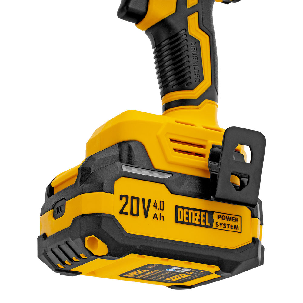 Гайковерт ударный аккумуляторный бесщет. CIWH-BL-20-500, Li-Ion, 20 В// Denzel (26524)