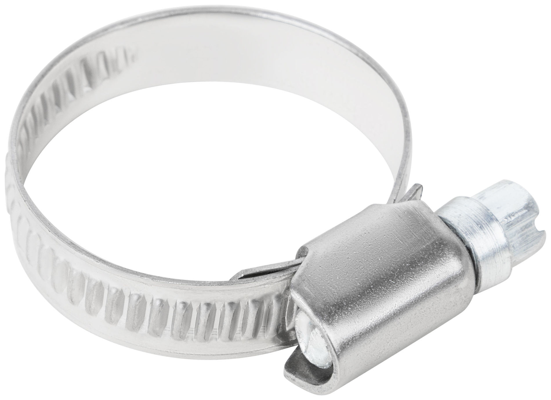 Хомут обжимной накатной, ширина 9 мм, нерж.сталь 16-32 мм (99324т)