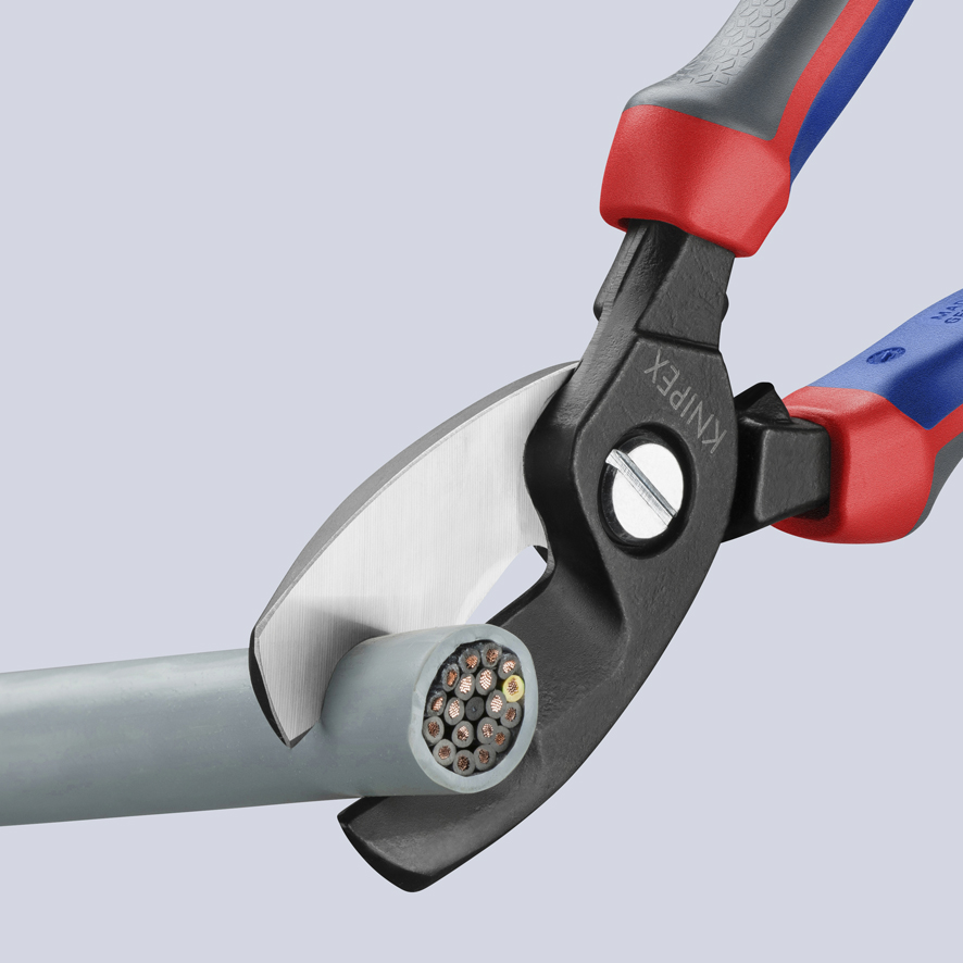 Кабелерез O 20 мм 70 мм? с двойными режущими кромками длина 200 мм фосфатированный 2-комп ручки SB KN-9512200SB