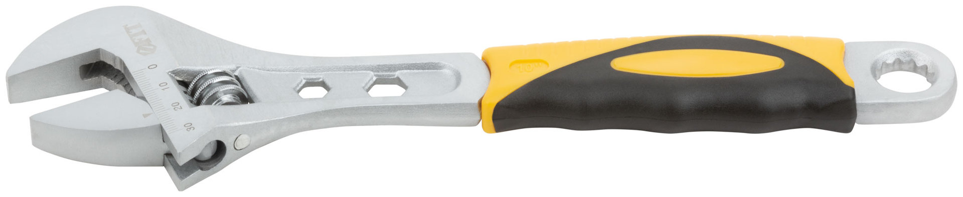 Ключ разводной Классик, шкала, увелич.захват, прорезин.ручка 250 мм ( 33 мм )