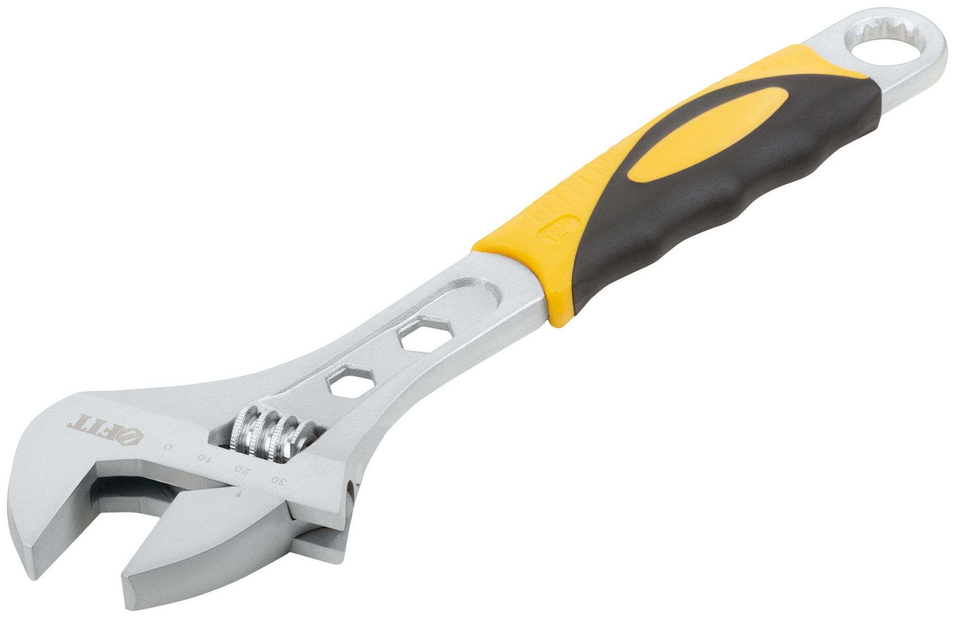 Ключ разводной Классик, шкала, увелич.захват, прорезин.ручка 300 мм ( 42 мм )