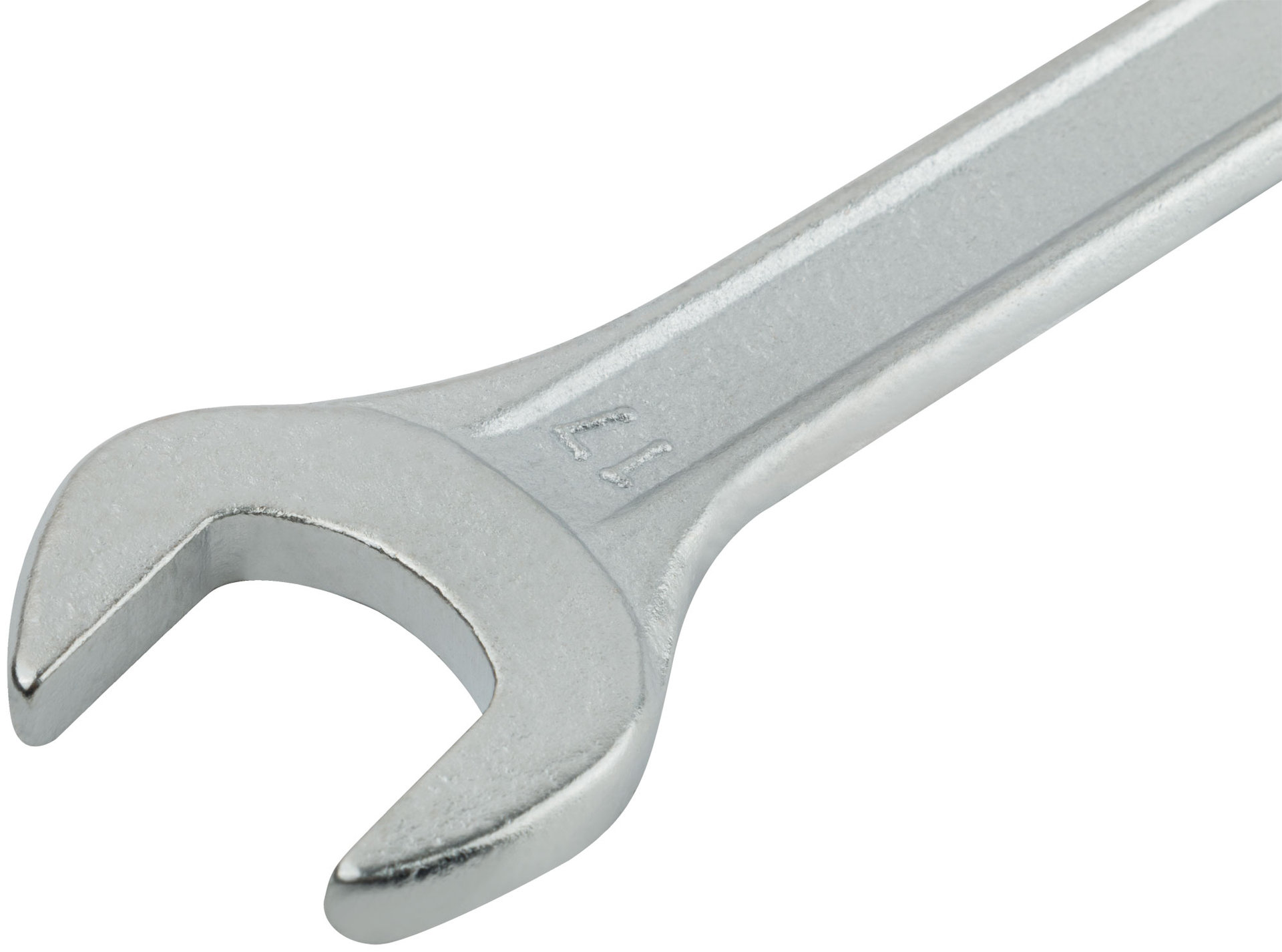 Ключ рожковый, хромированное покрытие 13х17 мм (63507)