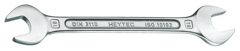 Ключ гаечный рожковый двусторонний 32x36 мм, Cr-V, хром, DIN 3110, HEYCO HE-50800323680