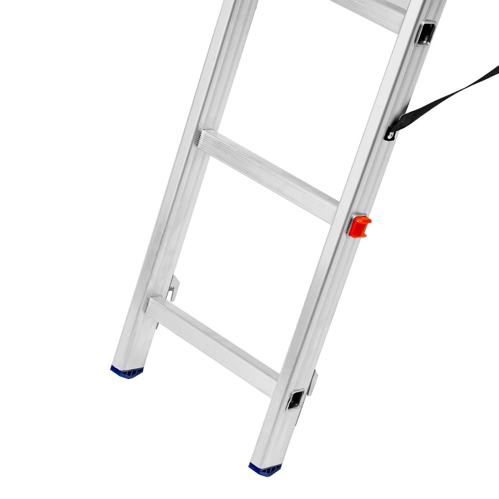 Лестница, 2 х 13 ступеней, алюминиевая, двухсекционная, Сибртех (97913)