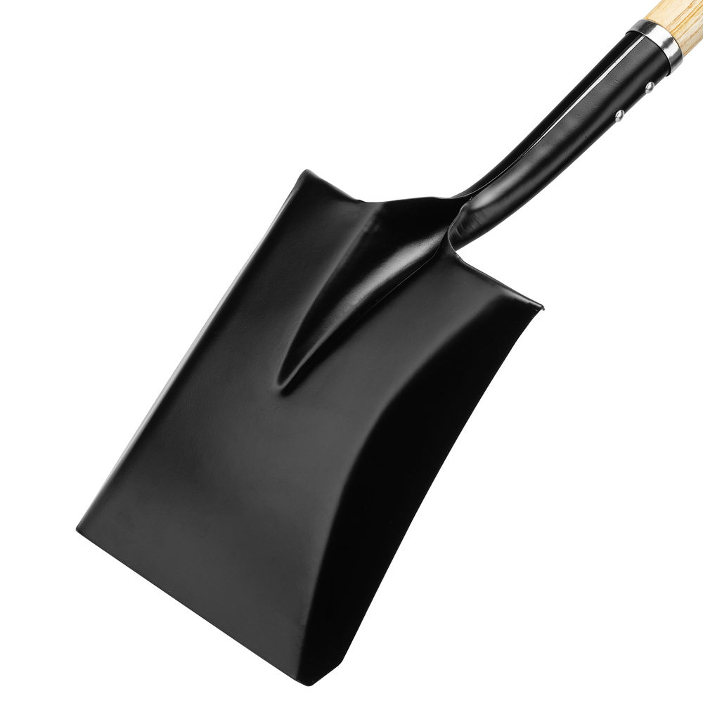 Лопата совковая, 230х285х1500 мм, деревянный лакированный черенок, LUXE Palisad (61378)