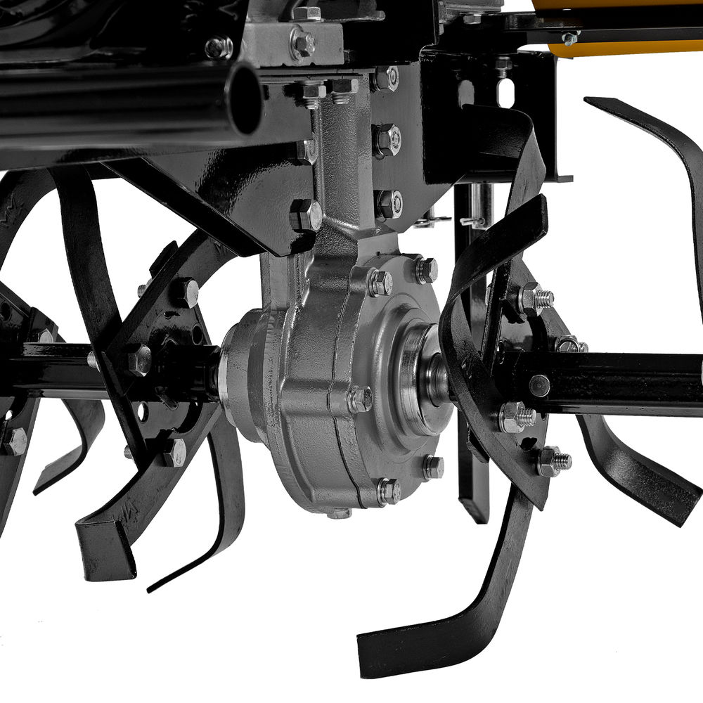 Мотоблок DPT-370X, 7 л.с, дисковое сцепление, ширина 90 см, глубина 35 см, фрез 3 х 4, ВОМ, передачи 3В/1Н Denzel (56406)