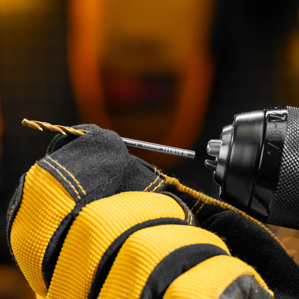 Набор сверл по металлу, 2-8мм, Р6М5К8-TiN, Golden Tip, 6 шт Denzel (723004)