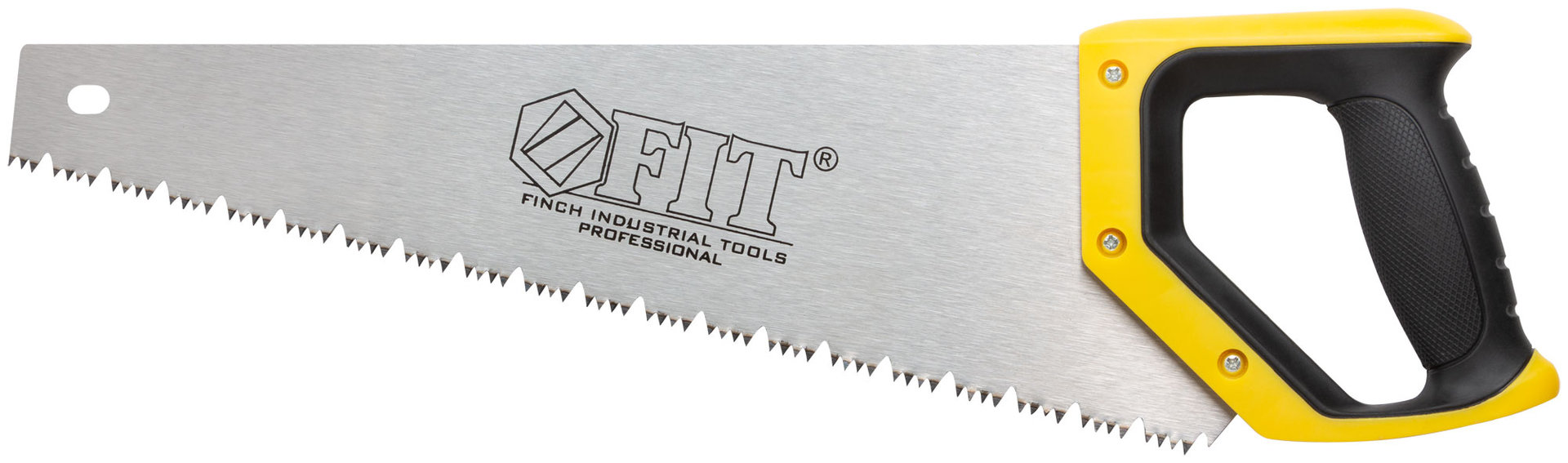 Ножовка по дереву, переменный профиль, каленый зуб, по живой/влажной древесине, Профи 400 мм (40532)
