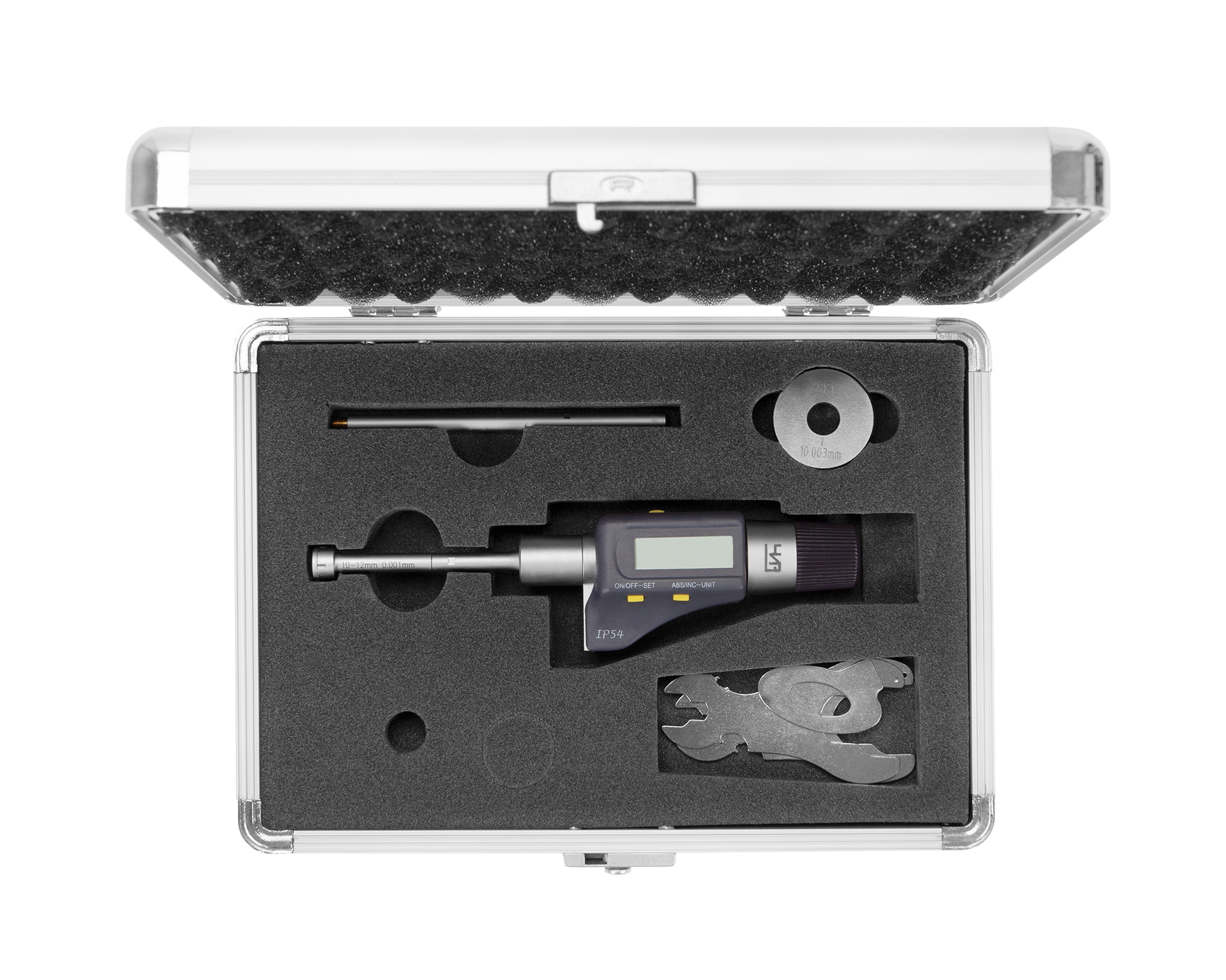 Нутромер микрометрический 3-точечный электронный 10- 12 0,001 у/к ЧИЗ