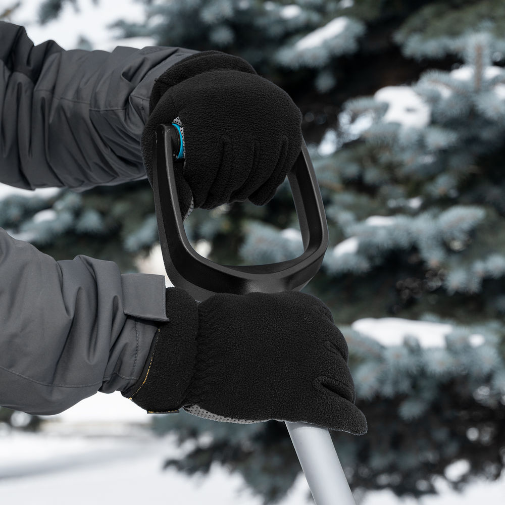 Перчатки универсальные, двойные, ПВХ нанесение, размер 8 Denzel (68095)