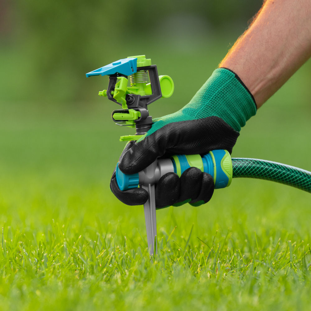 Разбрызгиватель усиленный, импульсный, с регулировкой угла горизонт распыления до 39 м Palisad (65796)