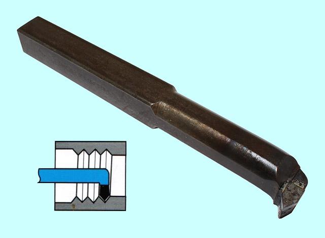 Резец Резьбовой 32х32х300 Т5К10 для внутренней резьбы левый DIN 283-60 CNIC