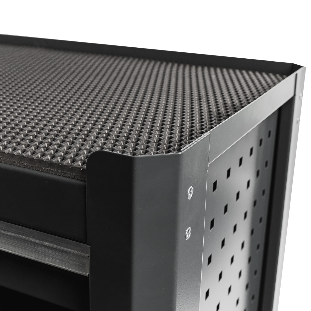 Тележка инструментальная Limited Edition 7 полочная Industrial серая RUNTEC RTIND-LE7G