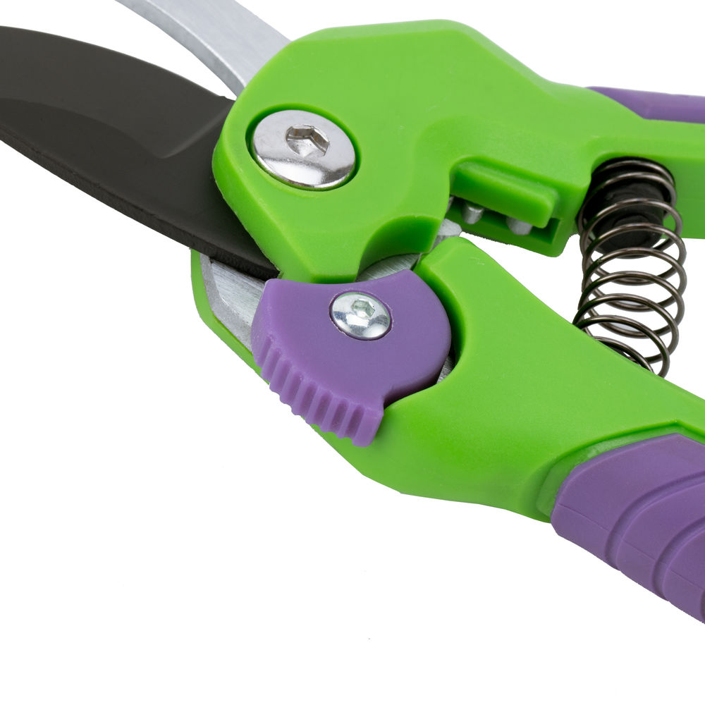 Секатор прямого реза, 210 мм, шестеренный привод, двухкомпонентные рукоятки, Palisad (60532)