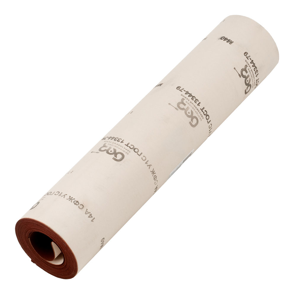 Шкурка на тканевой основе, зернистость № 0, 800 мм х 30 м, БАЗ (75213)