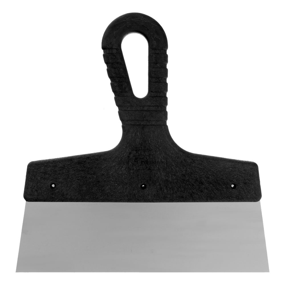 Шпатель фасадный из нержавеющей стали, 200 мм, пластмассовая ручка Сибртех (85438)