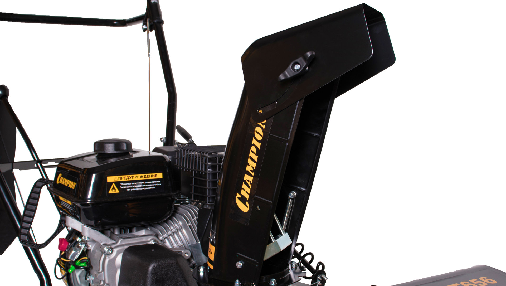 Снегоотбрасыватель CHAMPION ST656 (6,5лс 56см 5F/2R колеса 3,6л 72кг руч.стартер) (ST656)