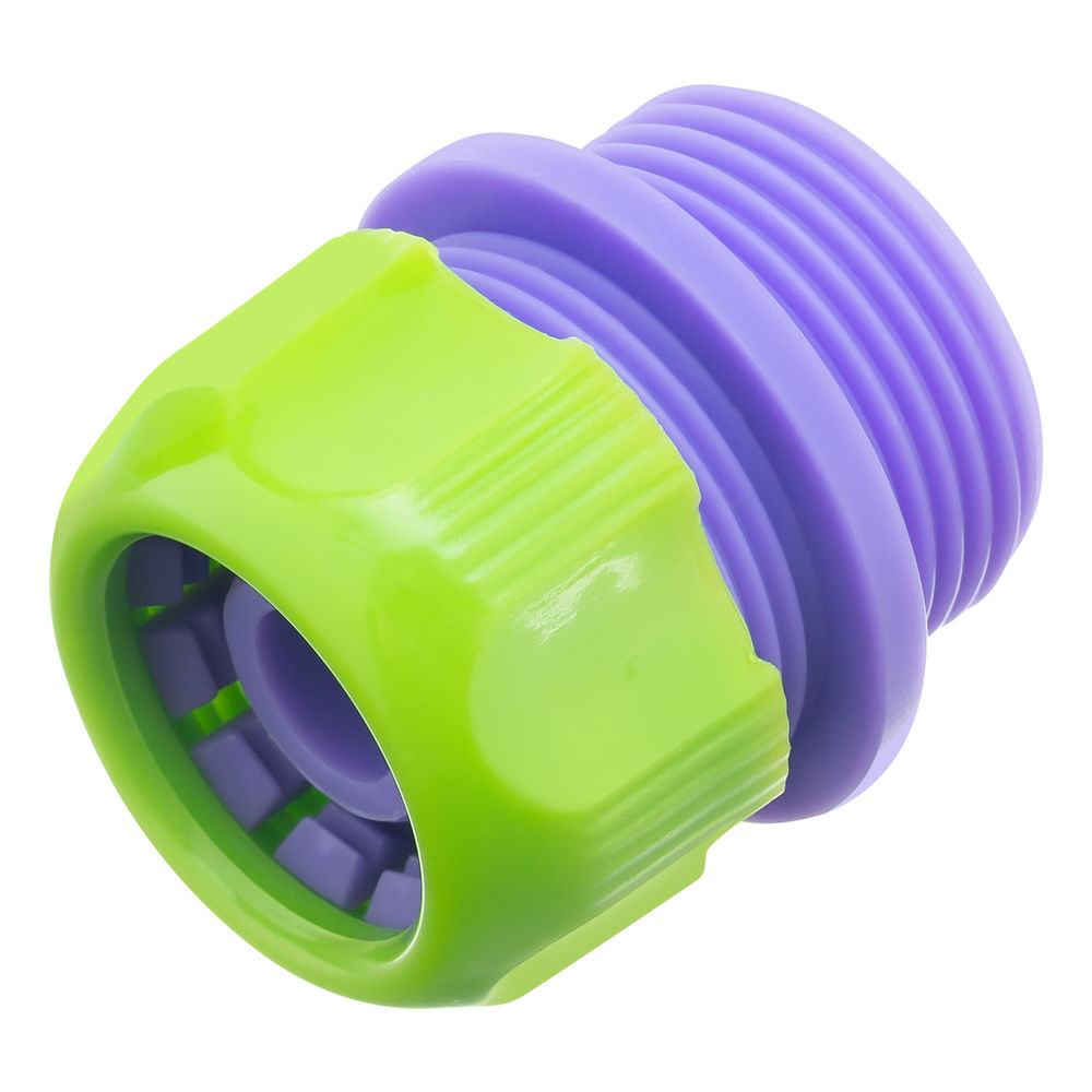 Соединитель пластмассовый, для шланга 1/2, с внешней резьбой 3/4 Palisad (66145)