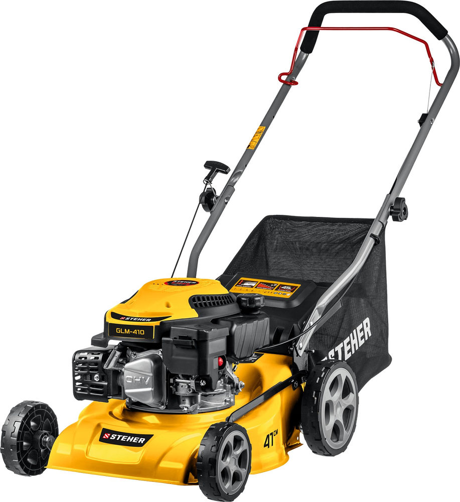 Газонокосилка бензиновая 410 мм, 3.5 л.с. STEHER GLM-410
