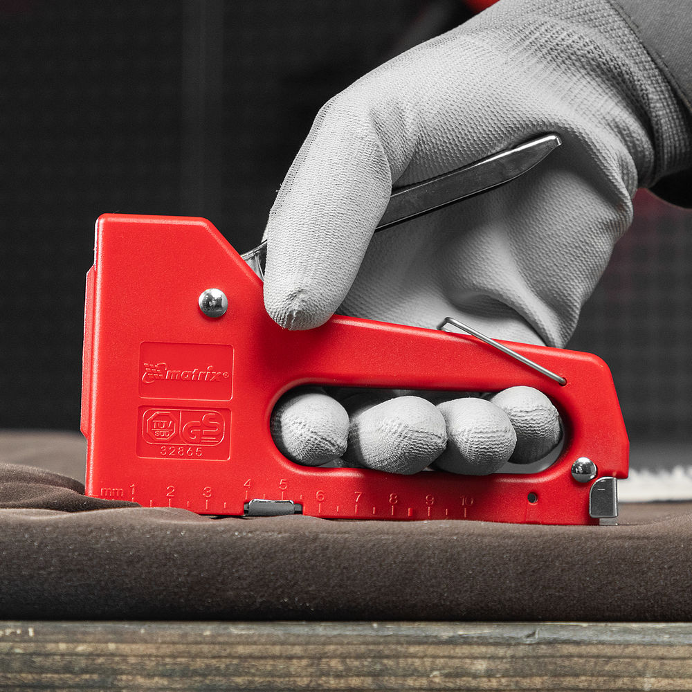 Степлер мебельный пластиковый, тип скобы 53, 4-8 мм Matrix (40907)