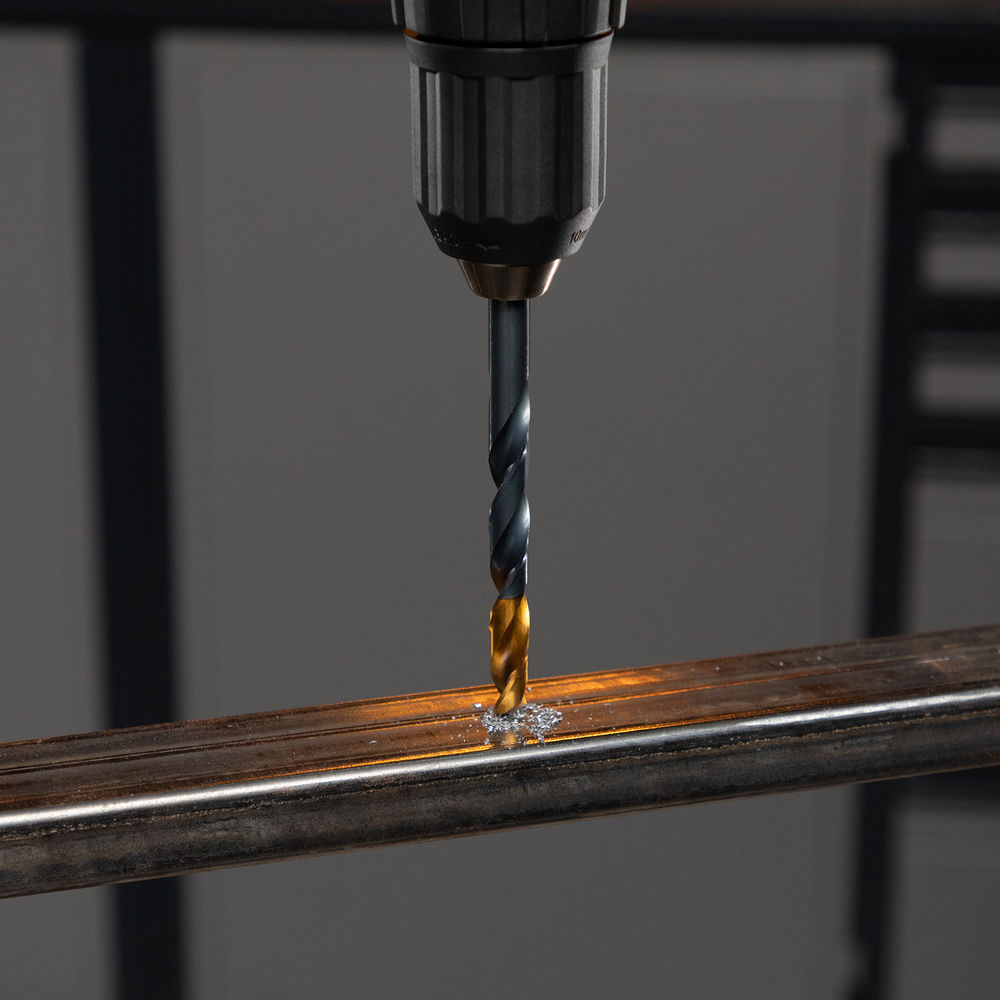 Сверло по металлу, 9 мм, HSS-Tin, Golden Tip, 8 шт. Denzel (717221)