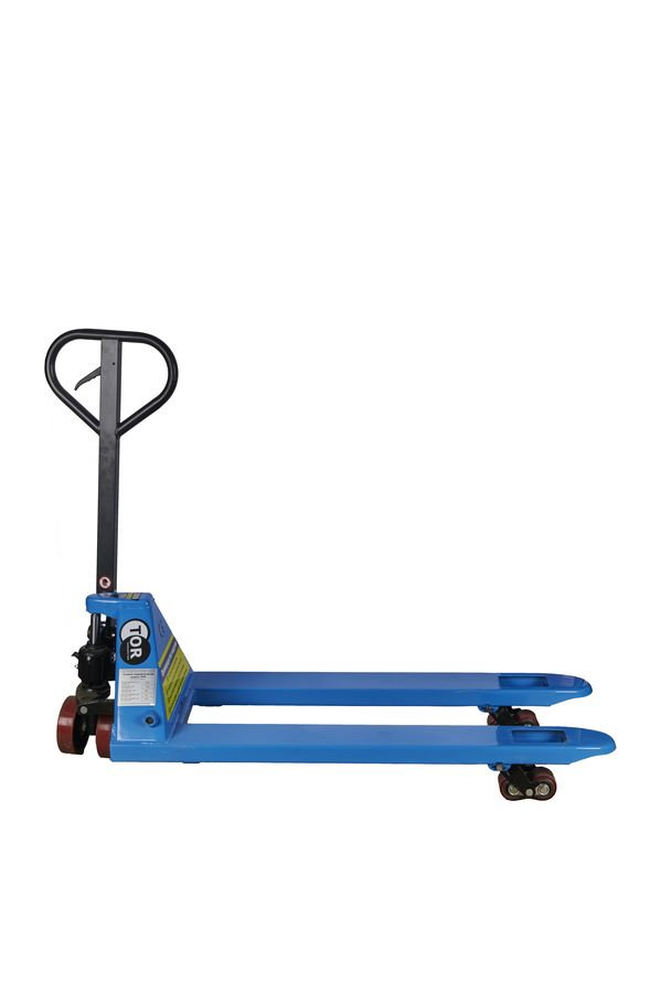 Тележка гидравлическая 2000 кг 1150 мм полиуретановые колеса TOR DF-III (серия S) (1022218)