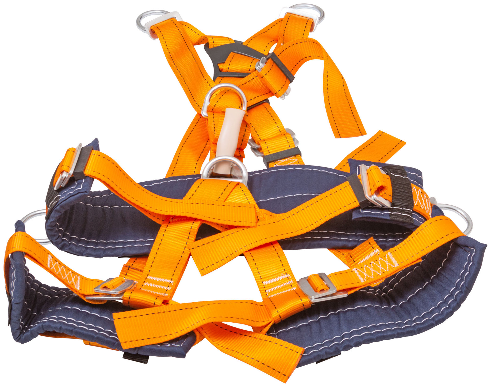 Удерживающая привязь с наплечными и набедренными лямками Пром-альп УСП-III ( лента ) (12580)