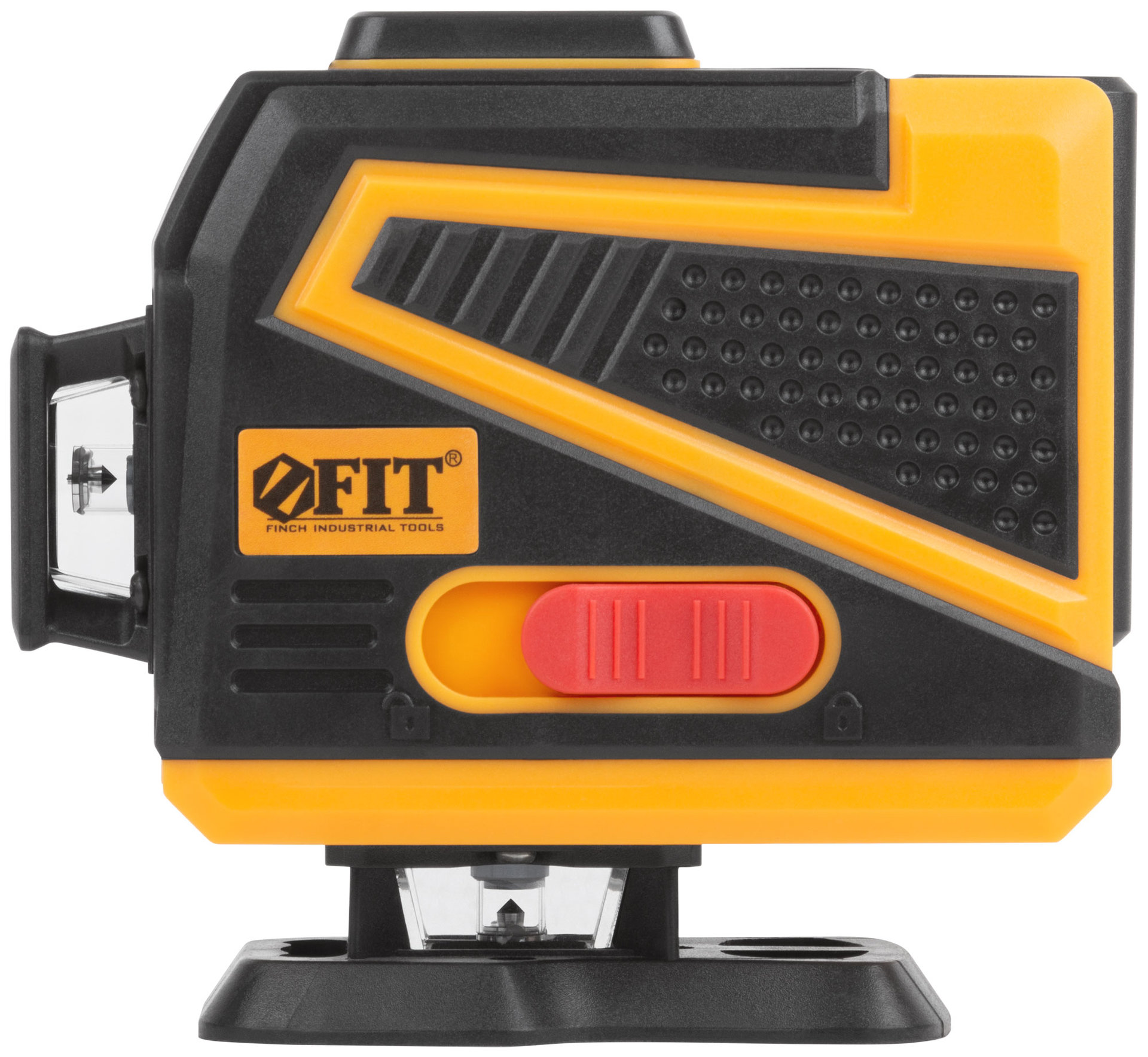 Уровень лазерный самоуспокаивающийся, зеленые лучи, 3 плоскости 360 гр., диапазон 20 м, Li-Ion аккум., 2 уровня яркости, без треноги, платформа для по (18668)