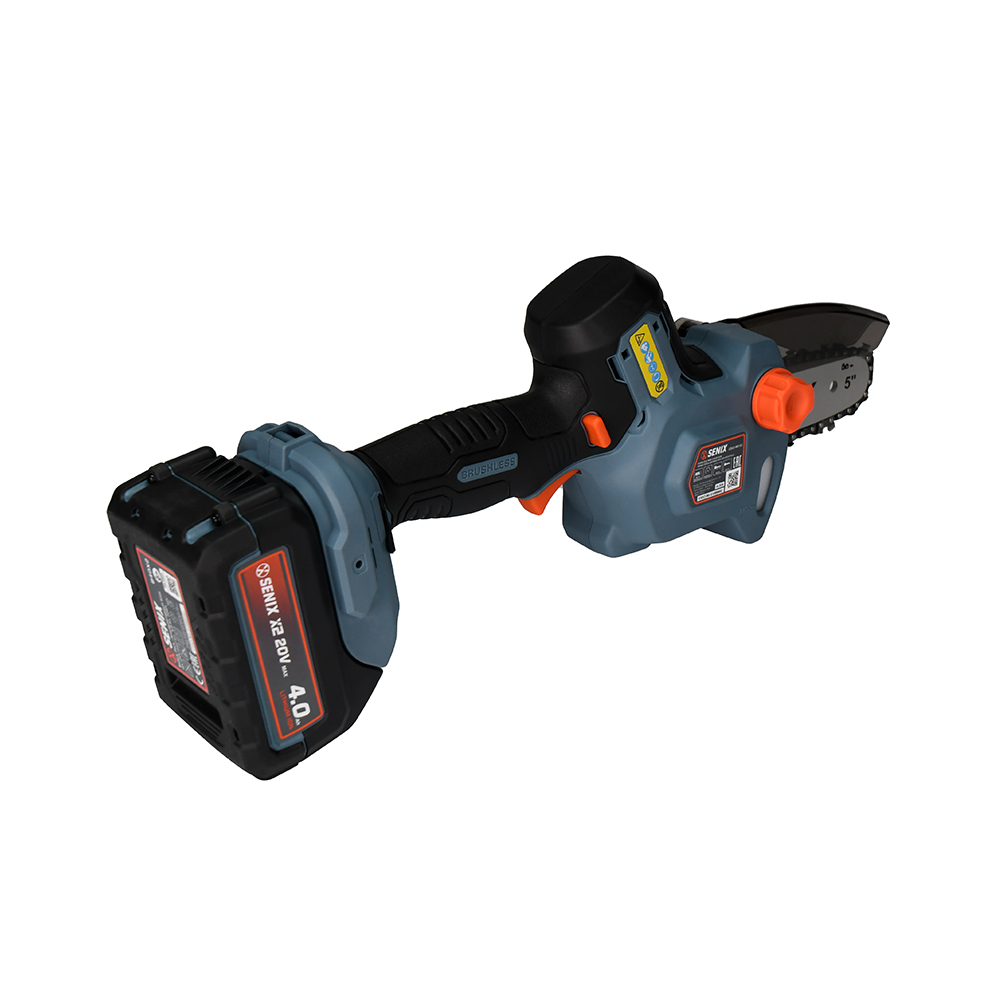 Пила цепная аккумуляторная, 12 см (5), без АКБ и ЗУ X2 18В