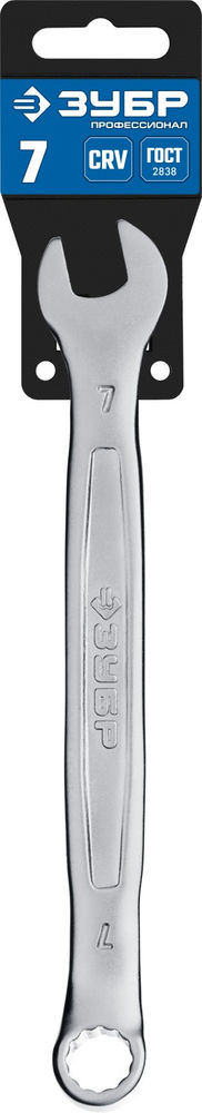 Ключ гаечный комбинированный 7 мм Профессионал ЗУБР 27087-07