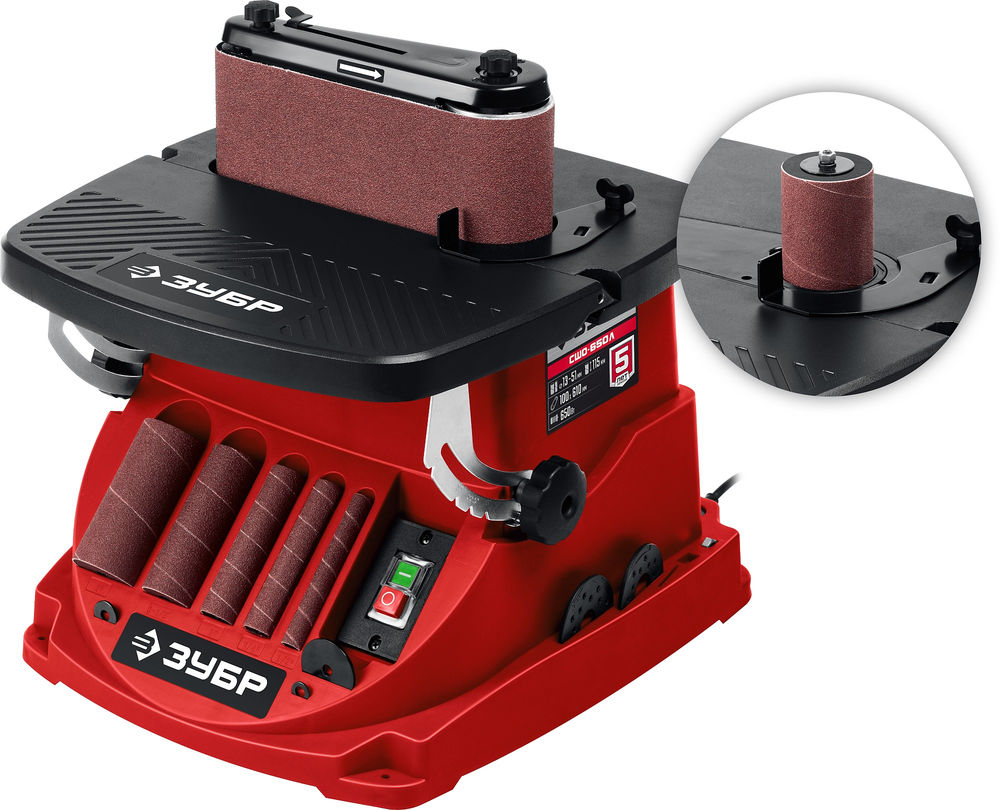 Станок шлифовальный осцилляционный шпиндельный d 13,19,26,38,51?115 650 Вт ЗУБР СШО-650Л