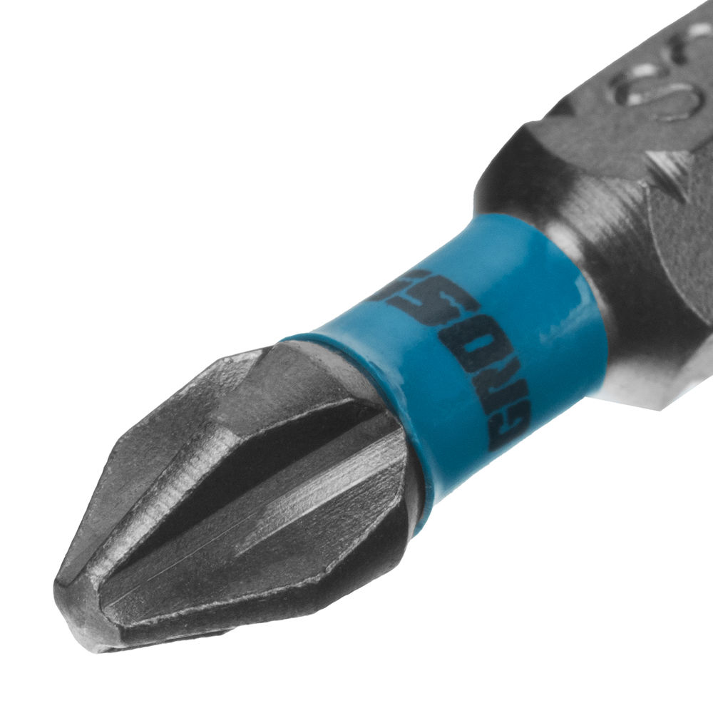 Бита торсионная PH2 x 25 мм, для ударных шуруповертов, 10 шт. Gross (11482)