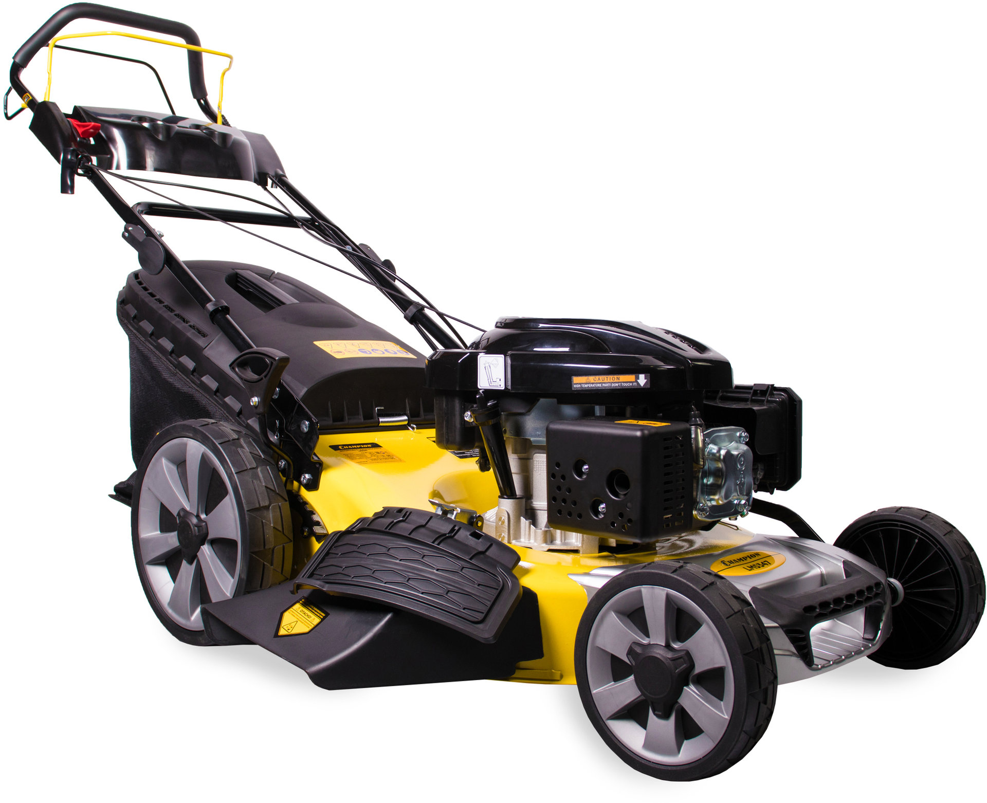 Газонокосилка CHAMPION LM5347 (PRO 4,4кВт привод 520мм 60л 20-80мм 1рычаг/8, 39кг 4в1) (LM5347)