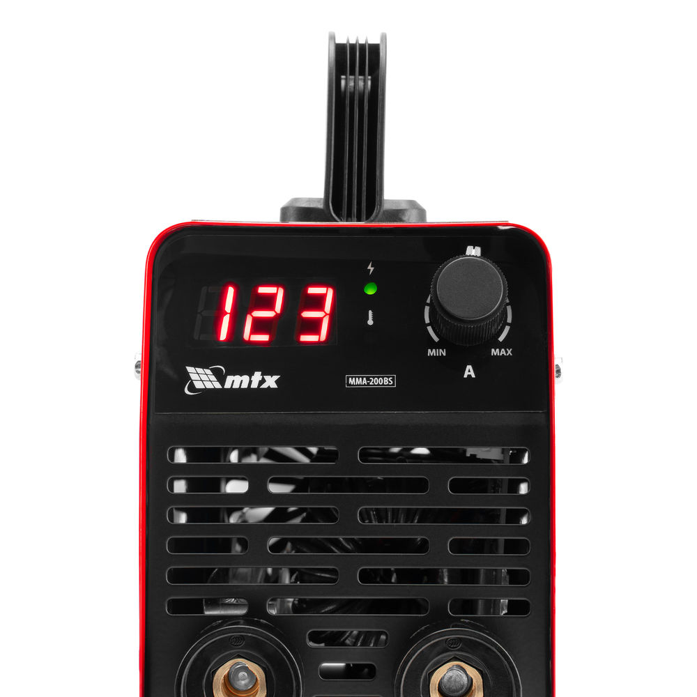 Инверторный аппарат дуговой сварки MMA-200BS, 200 А, ПВ 60% MTX (94398)