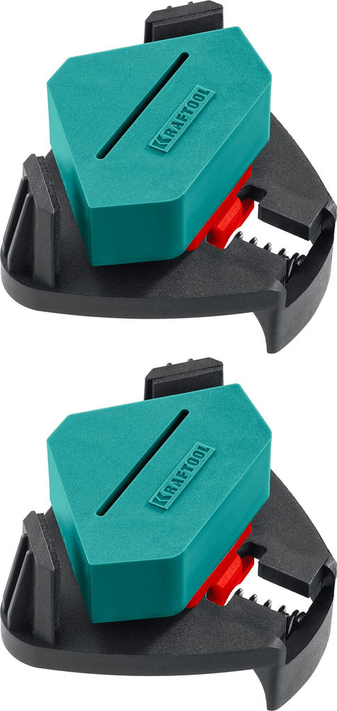 Пружинный угловой зажим CCS, два диапазона зажима 10–22/22–40 мм, 2 шт KRAFTOOL 32205