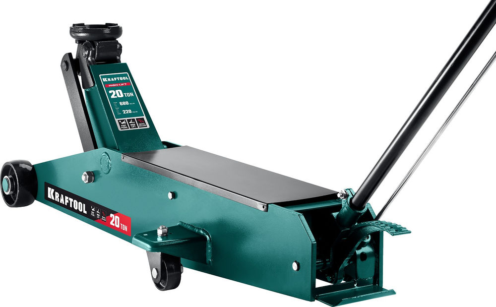 Домкрат подкатной 20 т, 220 - 680 мм для тяжелой техники HIGH-LIFT KRAFTOOL 43455-20
