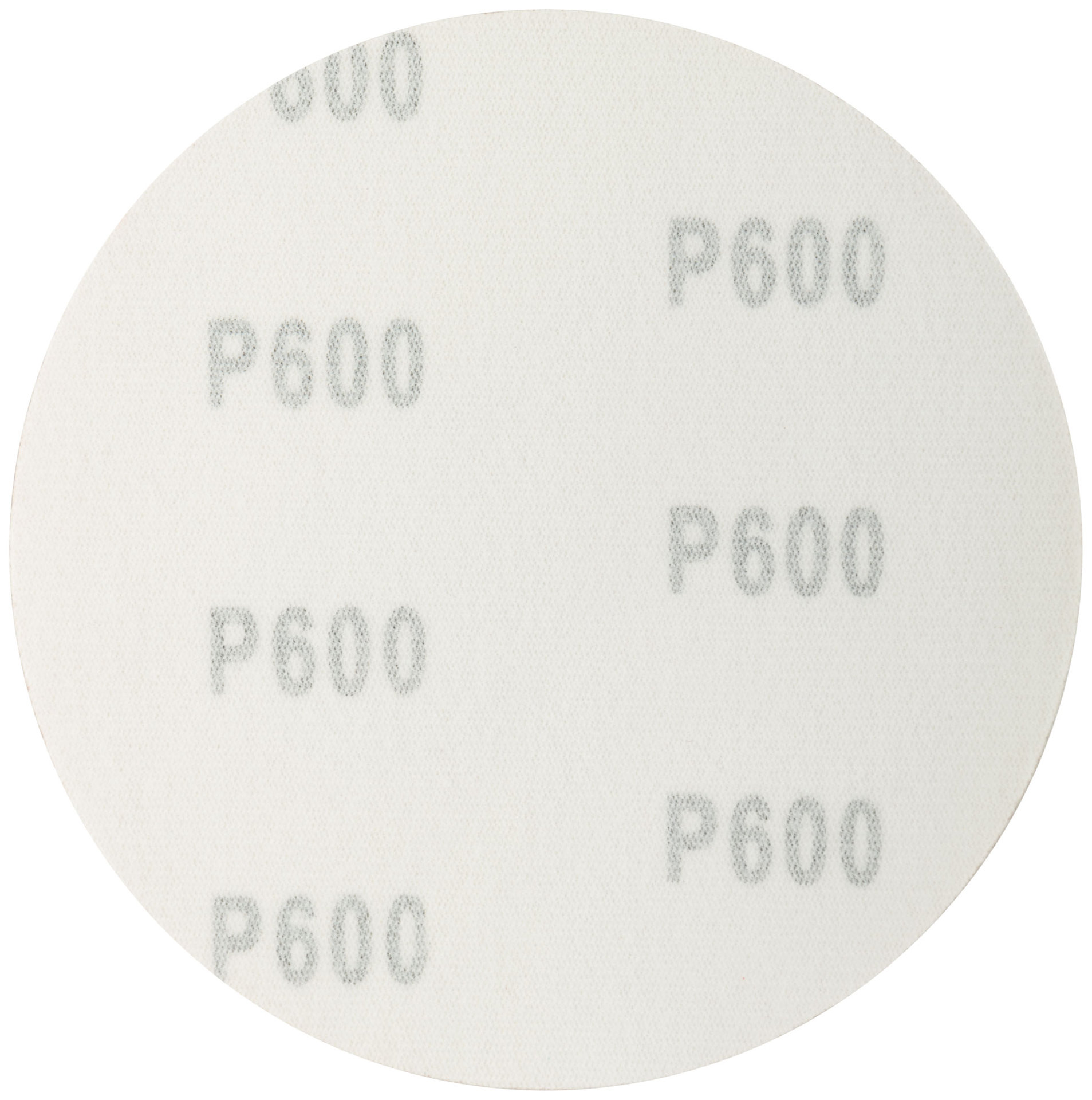 Круги шлифовальные сплошные (липучка), алюминий-оксидные, 125 мм, 5 шт. Р 600 (39673)