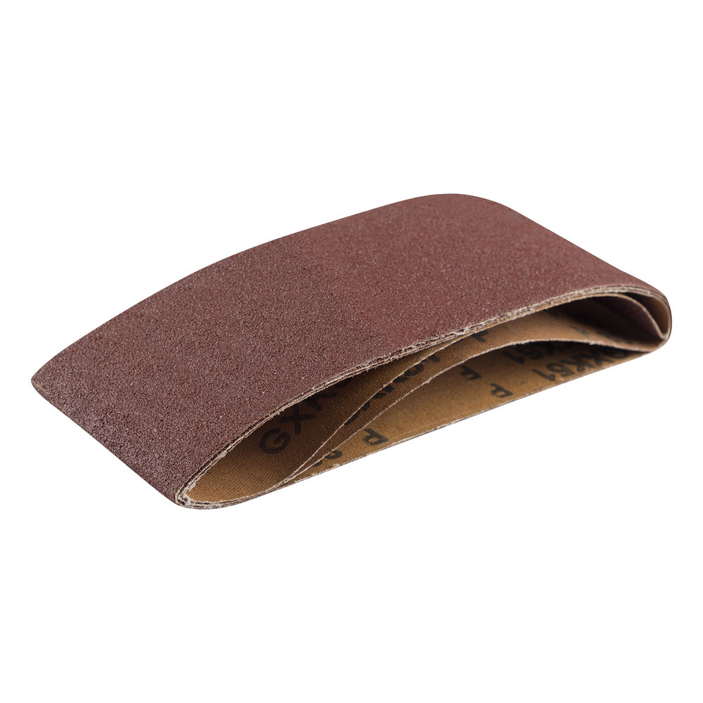 Лента абразивная бесконечная, P 80, 75 х 457 мм, 3 шт Matrix (74277)