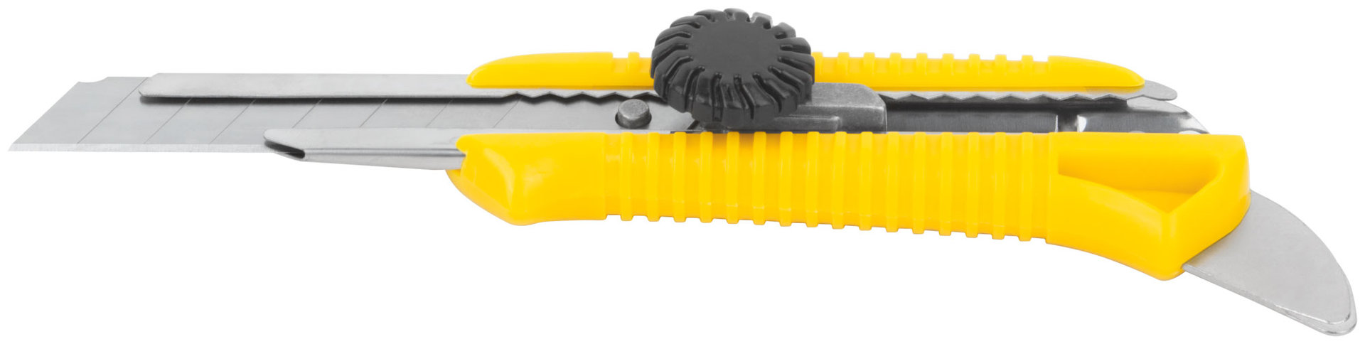 Нож технический 18 мм усиленный, вращ.прижим, с пяткой (10256)