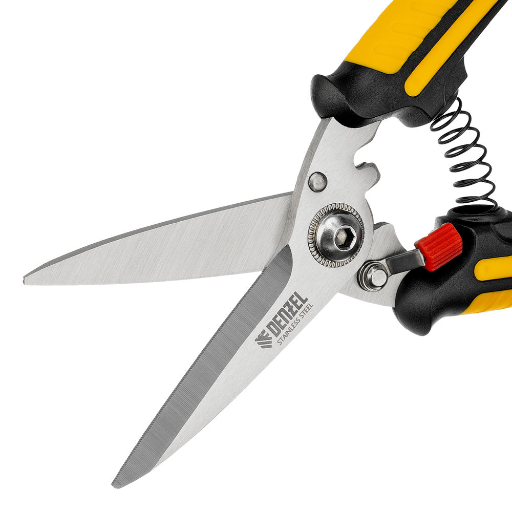 Ножницы универсальные, 200 мм, нержавеющая сталь Denzel (78319)